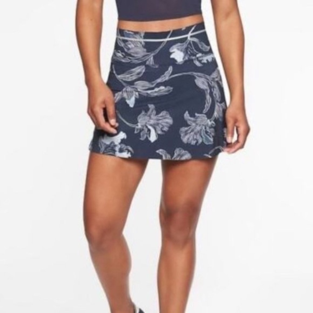 Athleta floral Sonic tennis skort, size XS, new